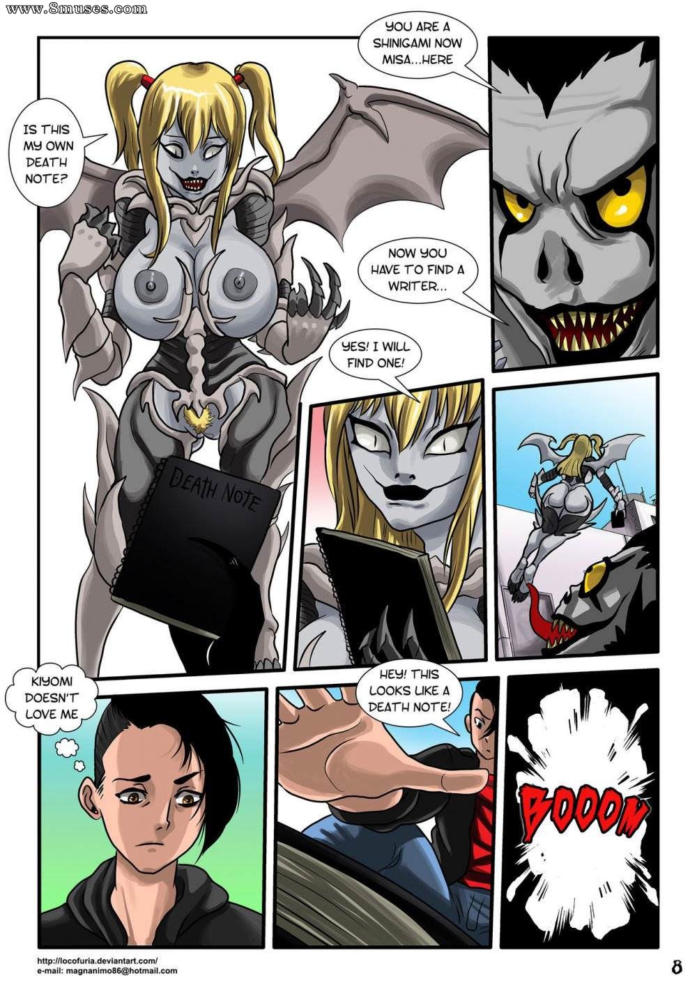 Death Note Porn: Ryuk y Misa fucking — page 10