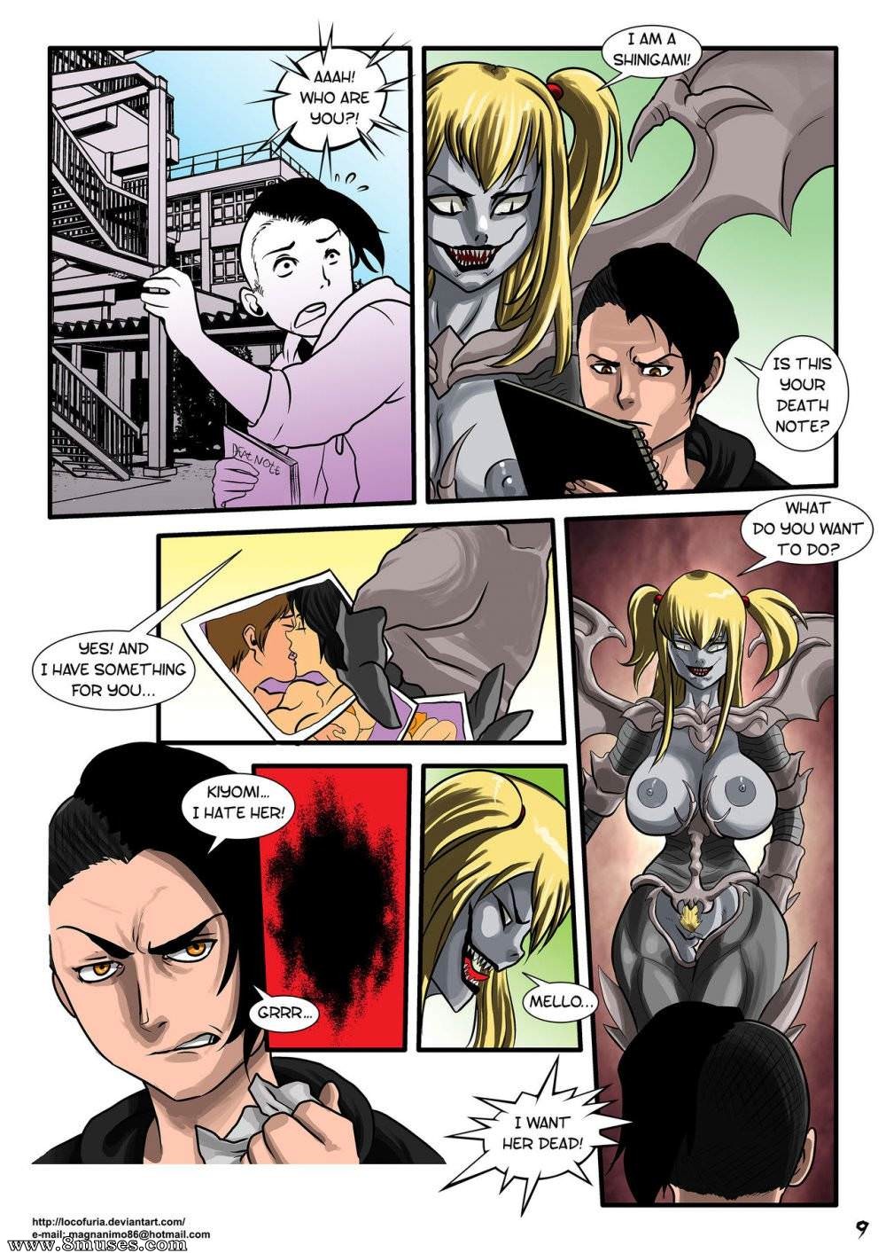 Death Note Porn: Ryuk y Misa fucking — page 11