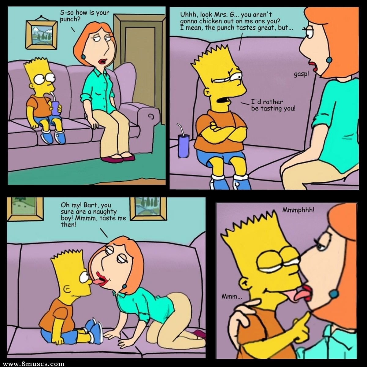 Family Guy Bart simpson and Lois Griffin fucking — page 5