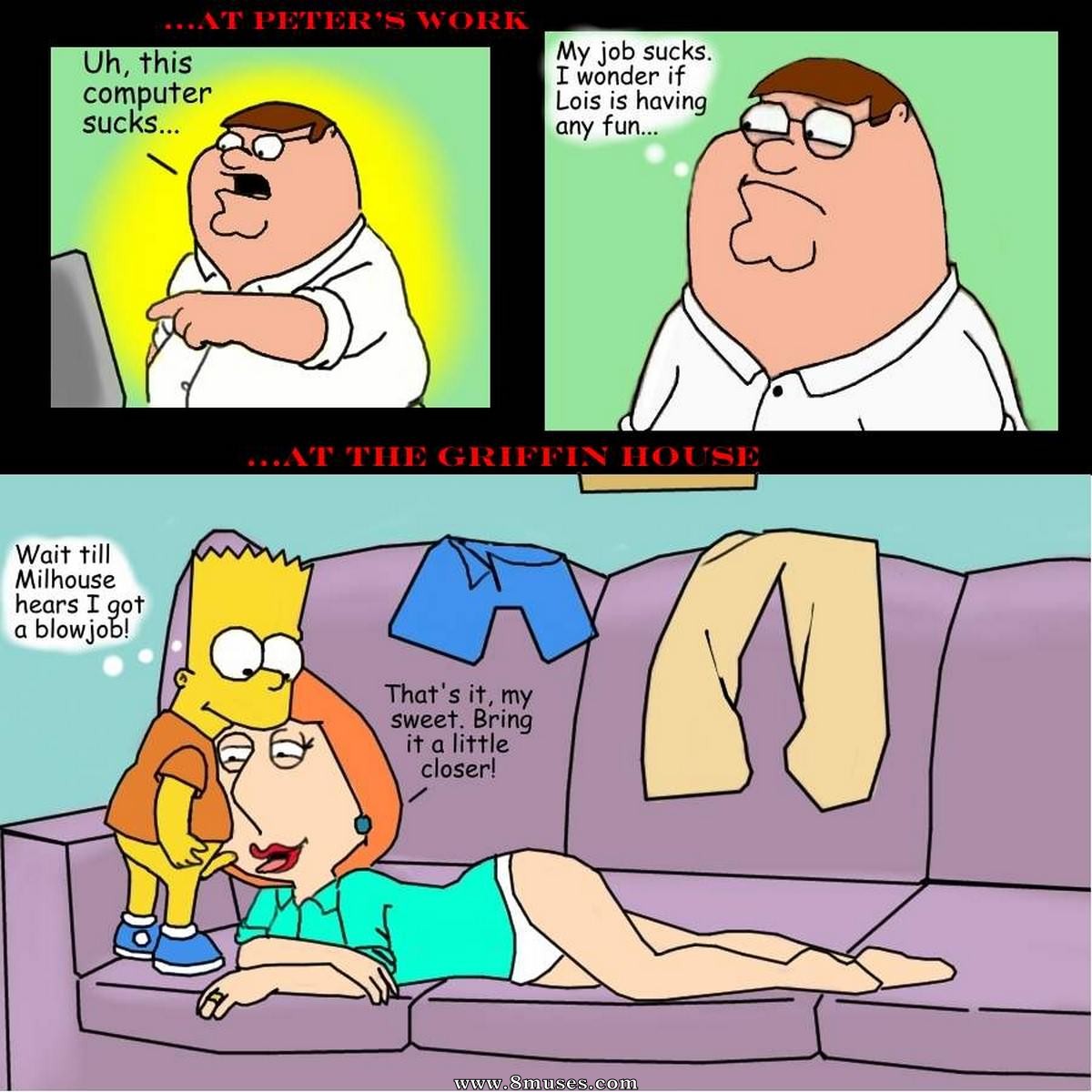 Family Guy Bart simpson and Lois Griffin fucking — page 6