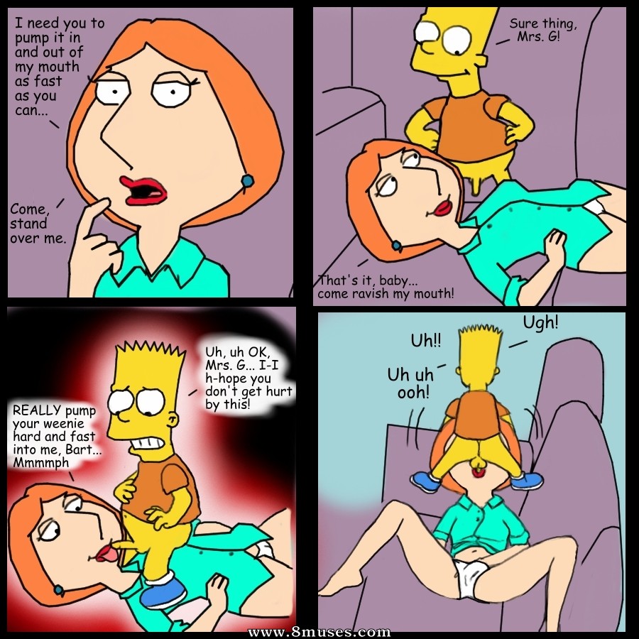 Family Guy Bart simpson and Lois Griffin fucking — page 23