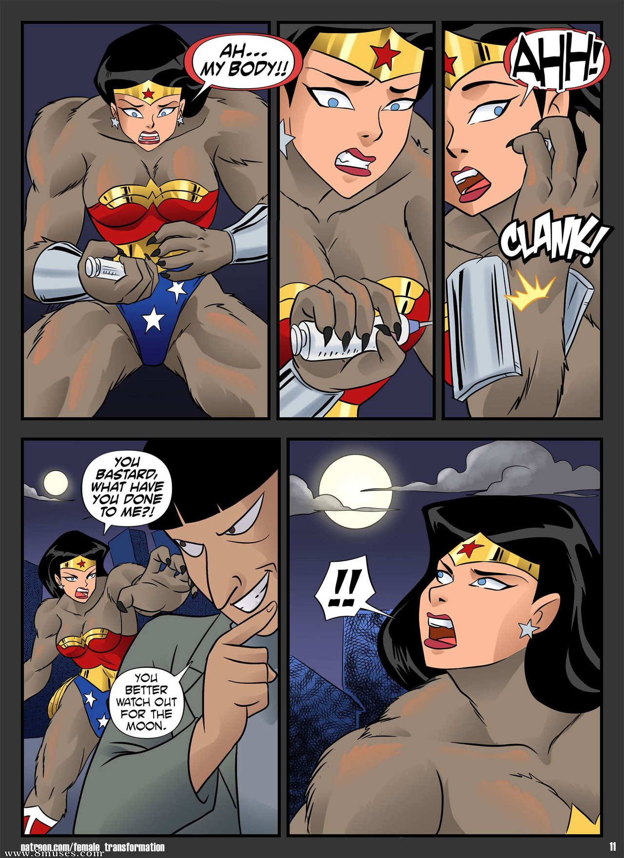 Furry: Wonder Woman vs Werewolf — page 11
