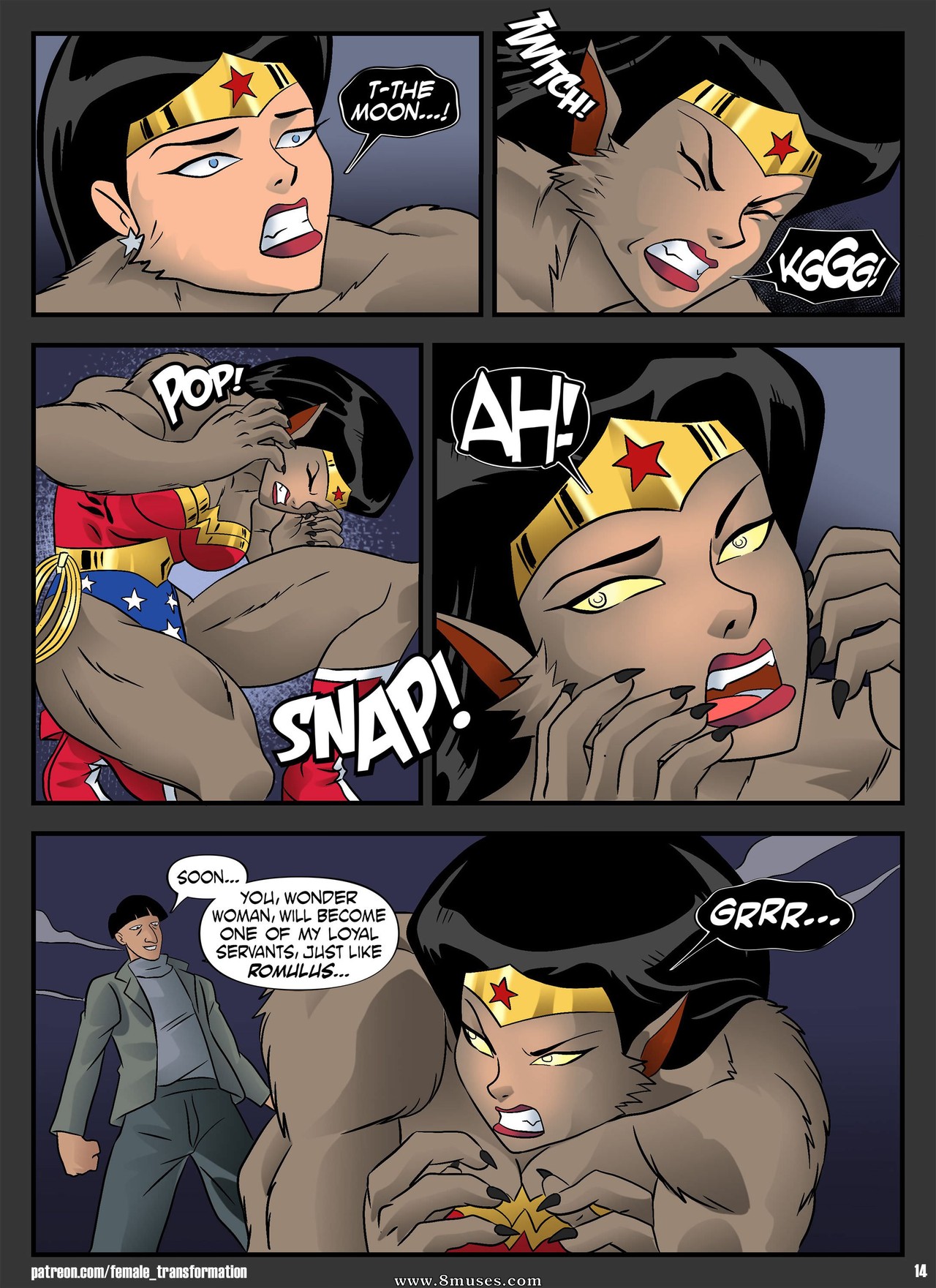 Furry: Wonder Woman vs Werewolf — page 14