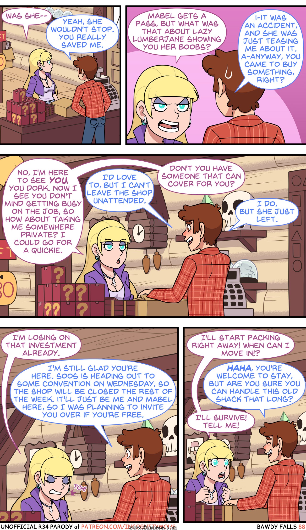Gravity Falls Porn: Bawdy Falls — page 89
