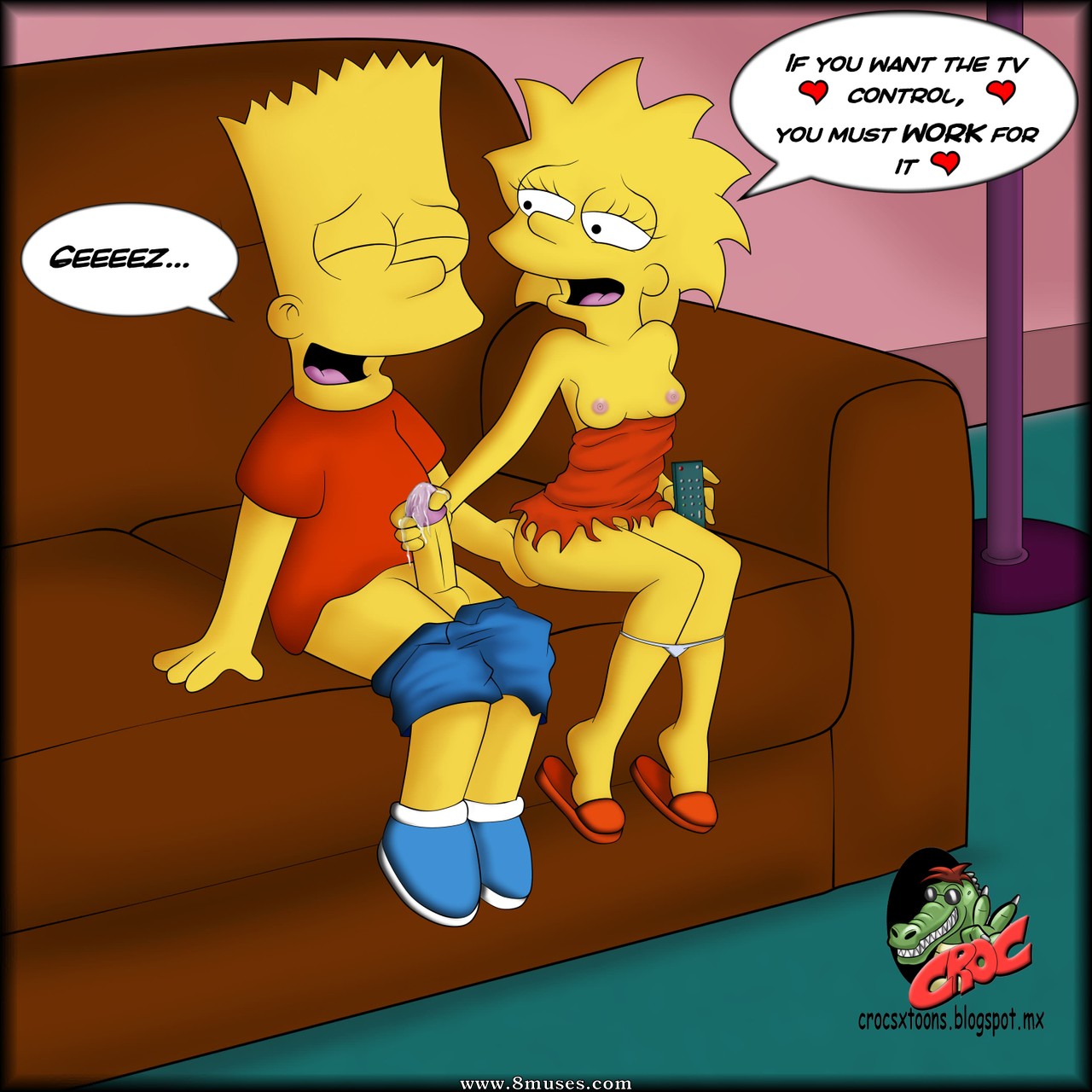 Incest: Marge Simpson fucking with Bart — page 9