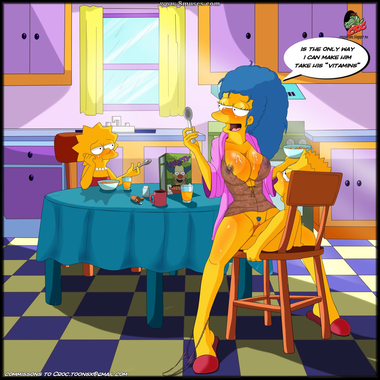 Incest: Marge Simpson fucking with Bart — page 16