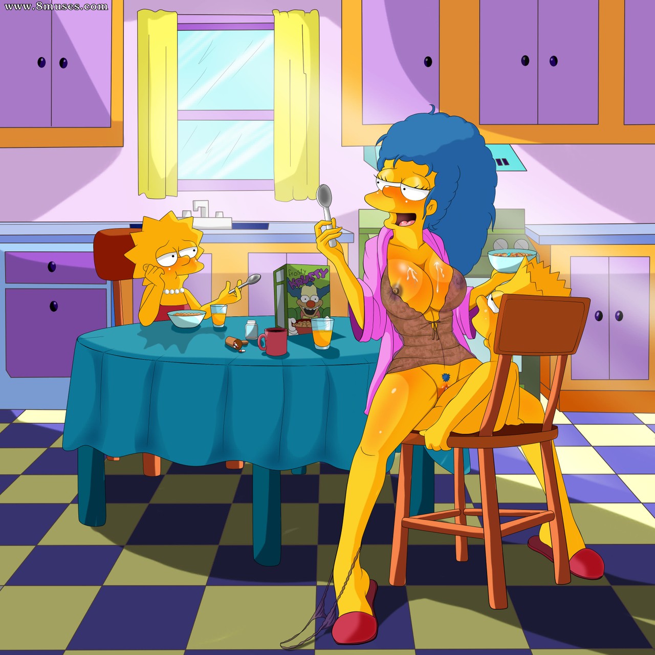 Incest: Marge Simpson fucking with Bart — page 17