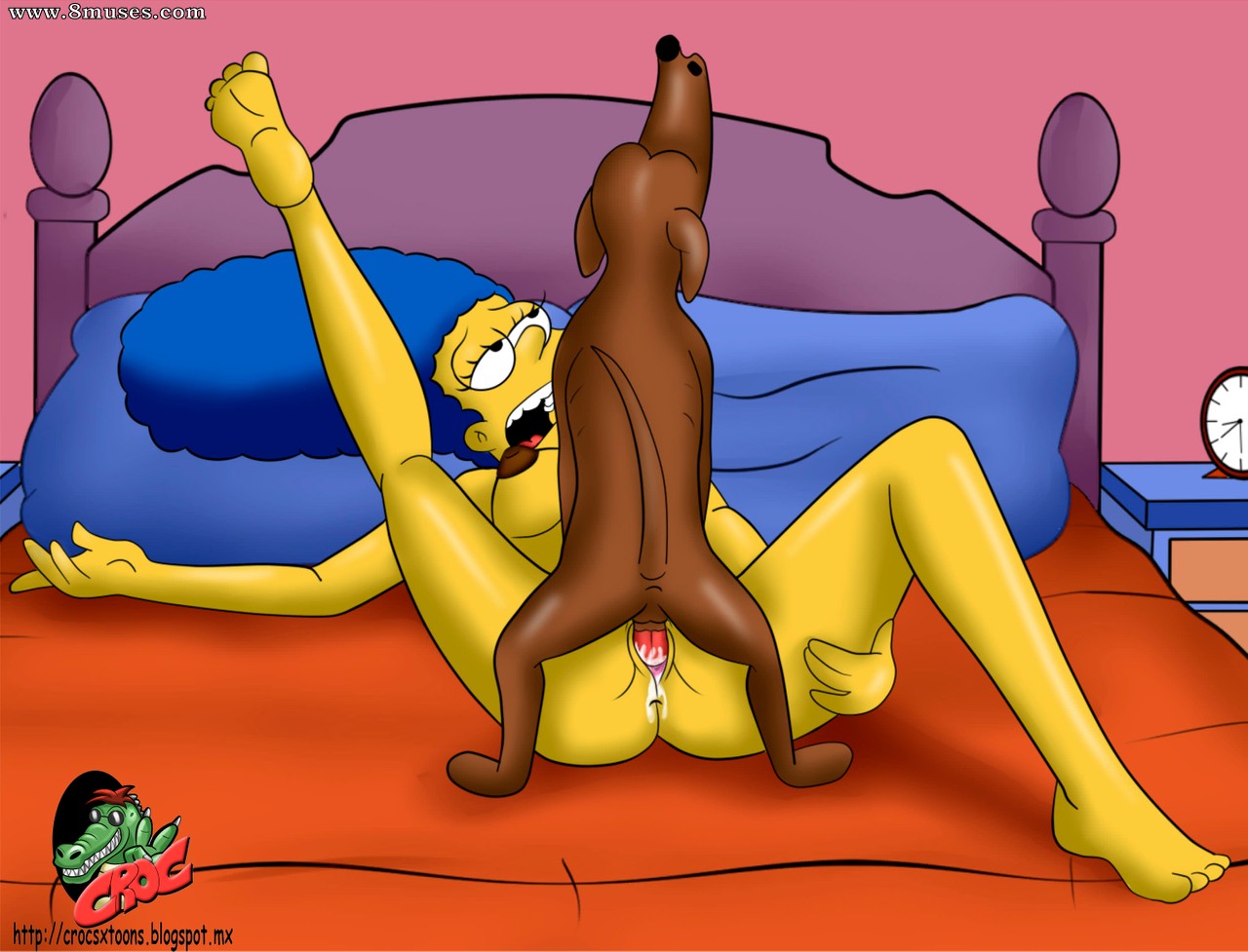 Incest: Marge Simpson fucking with Bart — page 23