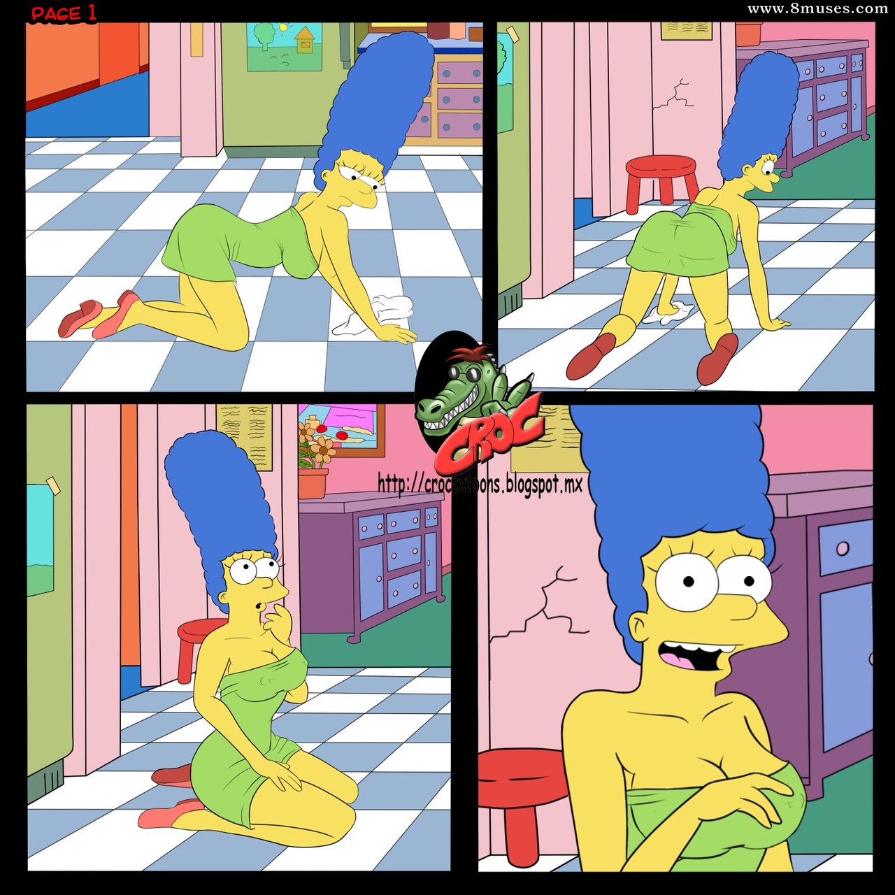 Incest: Marge Simpson fucking with Bart — page 32