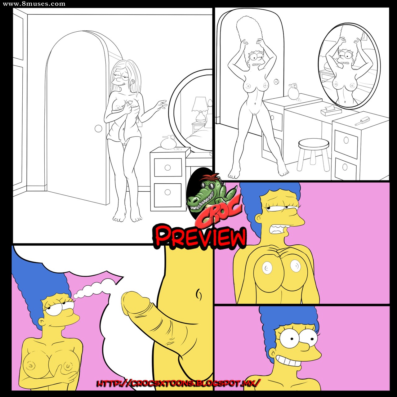 Incest: Marge Simpson fucking with Bart — page 33