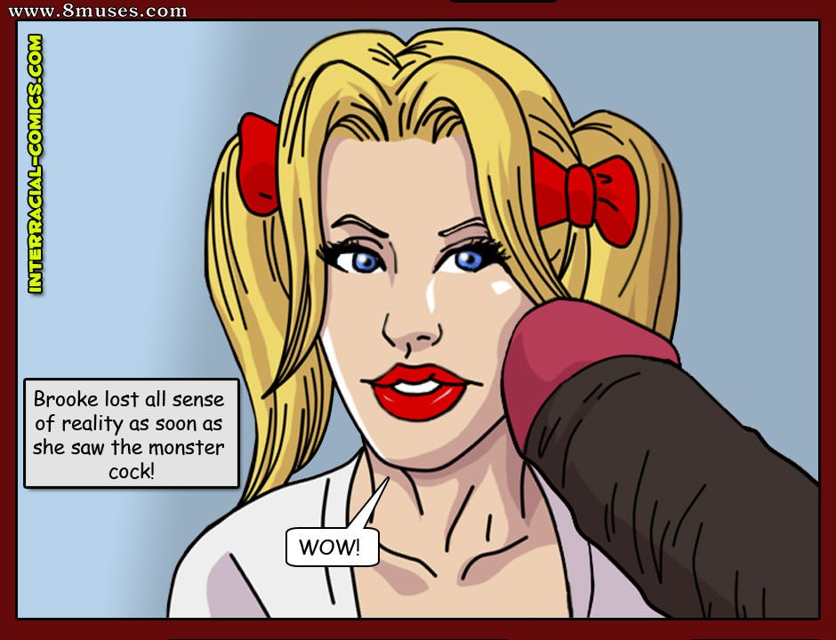 Interracial Busty blonde fucking a black — page 6