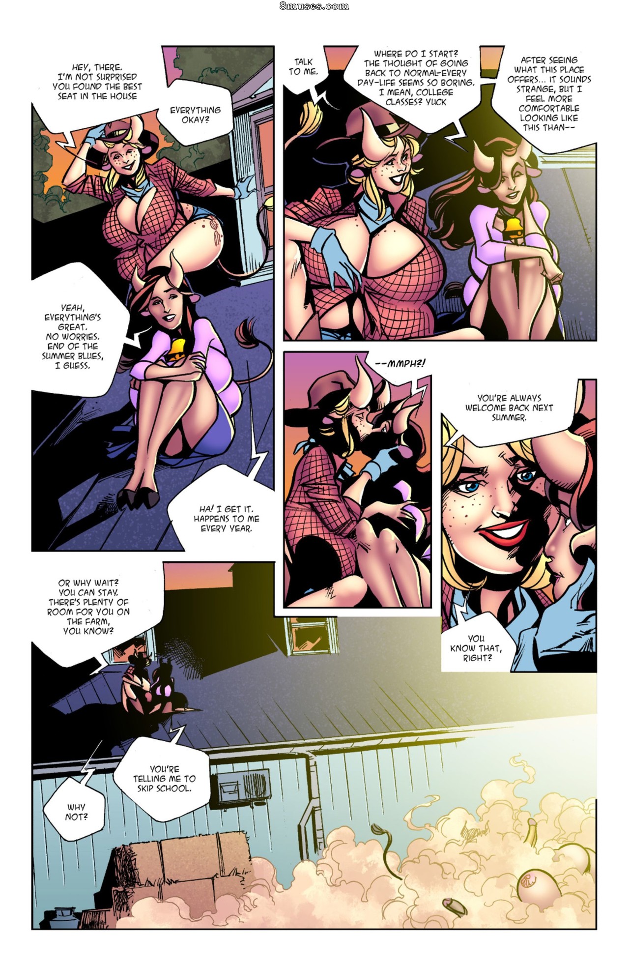 Milffur: Cow woman fucking — page 60