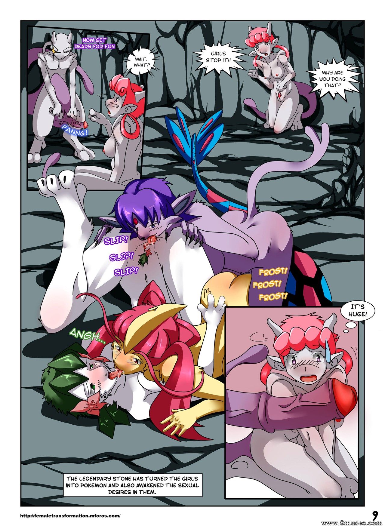 Nurse Joy fucking with Mewtwo / Pokeporn — page 12