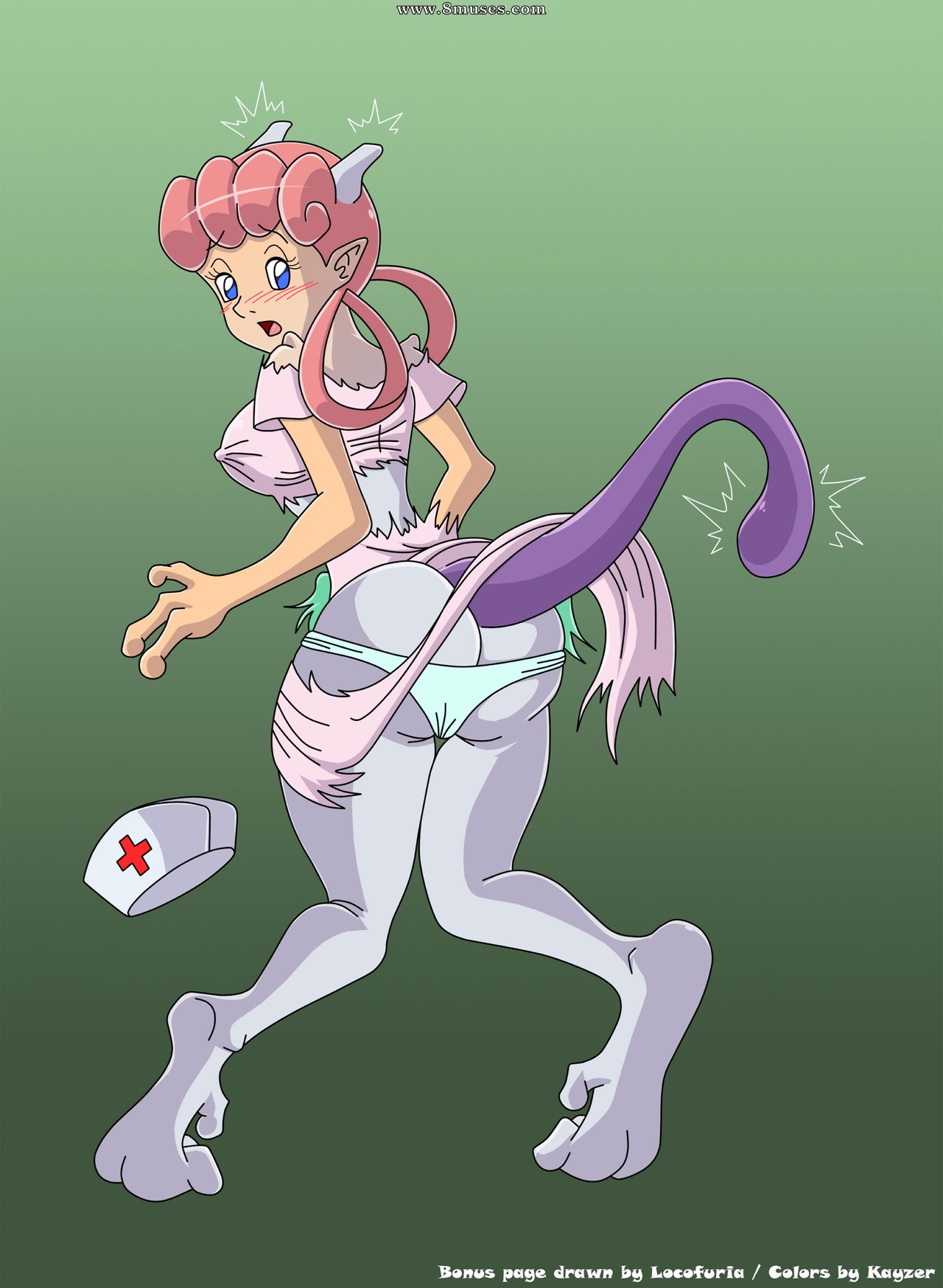 Nurse Joy fucking with Mewtwo / Pokeporn — page 22