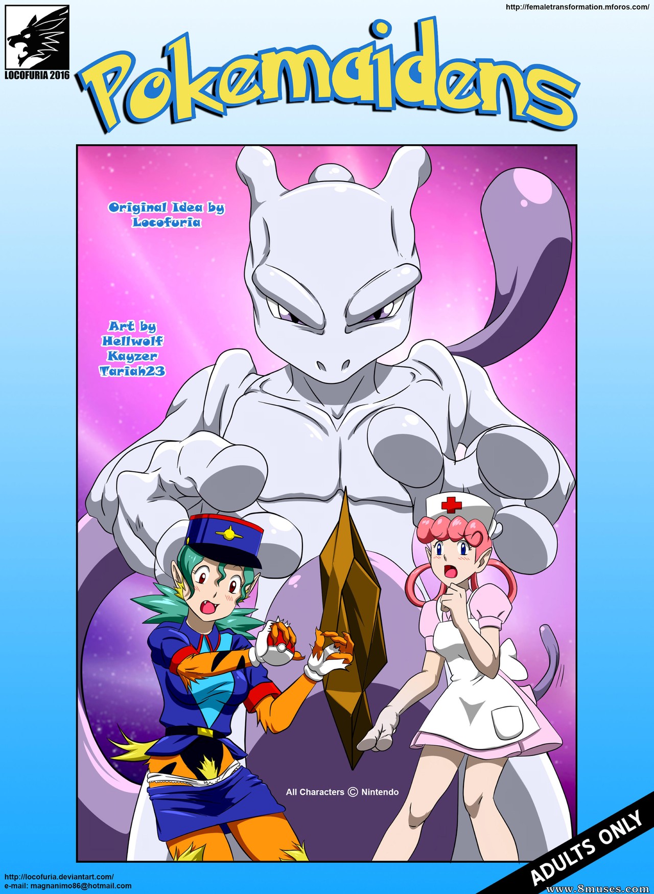 Nurse Joy fucking with Mewtwo / Pokeporn