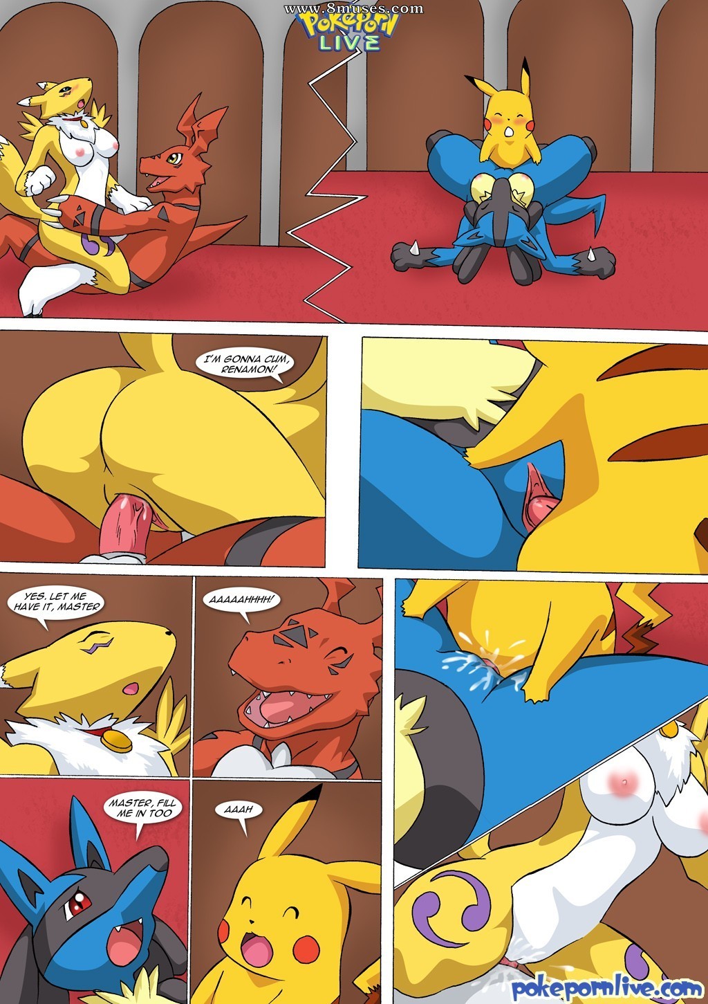 Pokeporn and Digimon Hentai zoosex — page 9