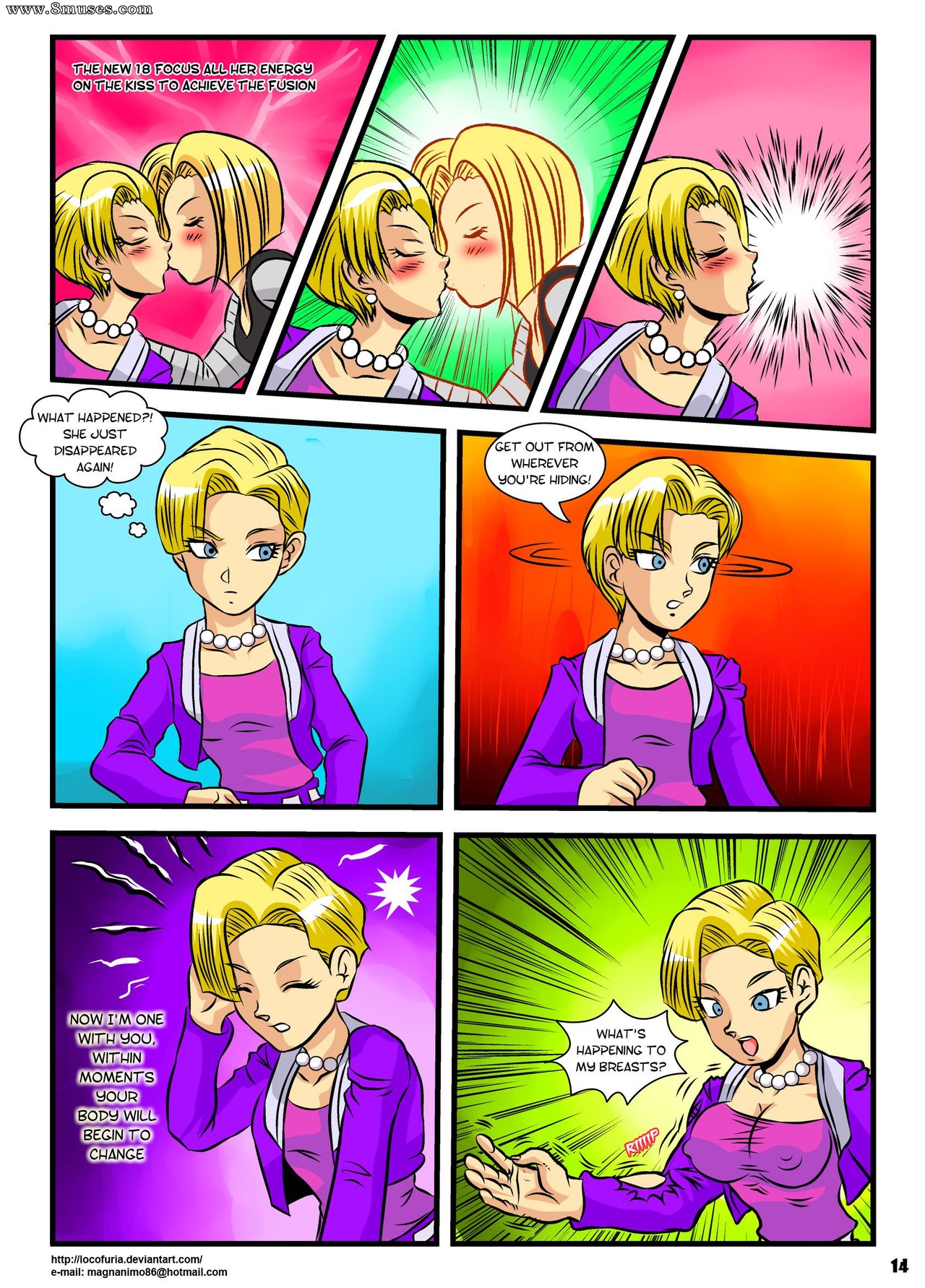 Super Android 18 Hentai — page 16