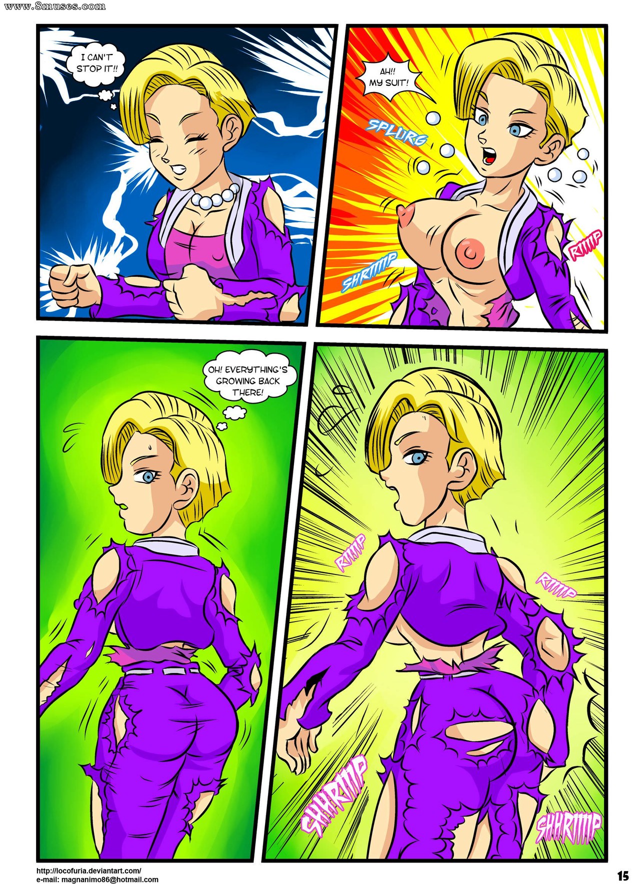 Super Android 18 Hentai — page 17