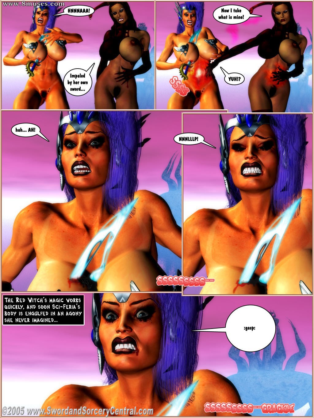 SwordAndSorcery Central 3D porn comic — page 54