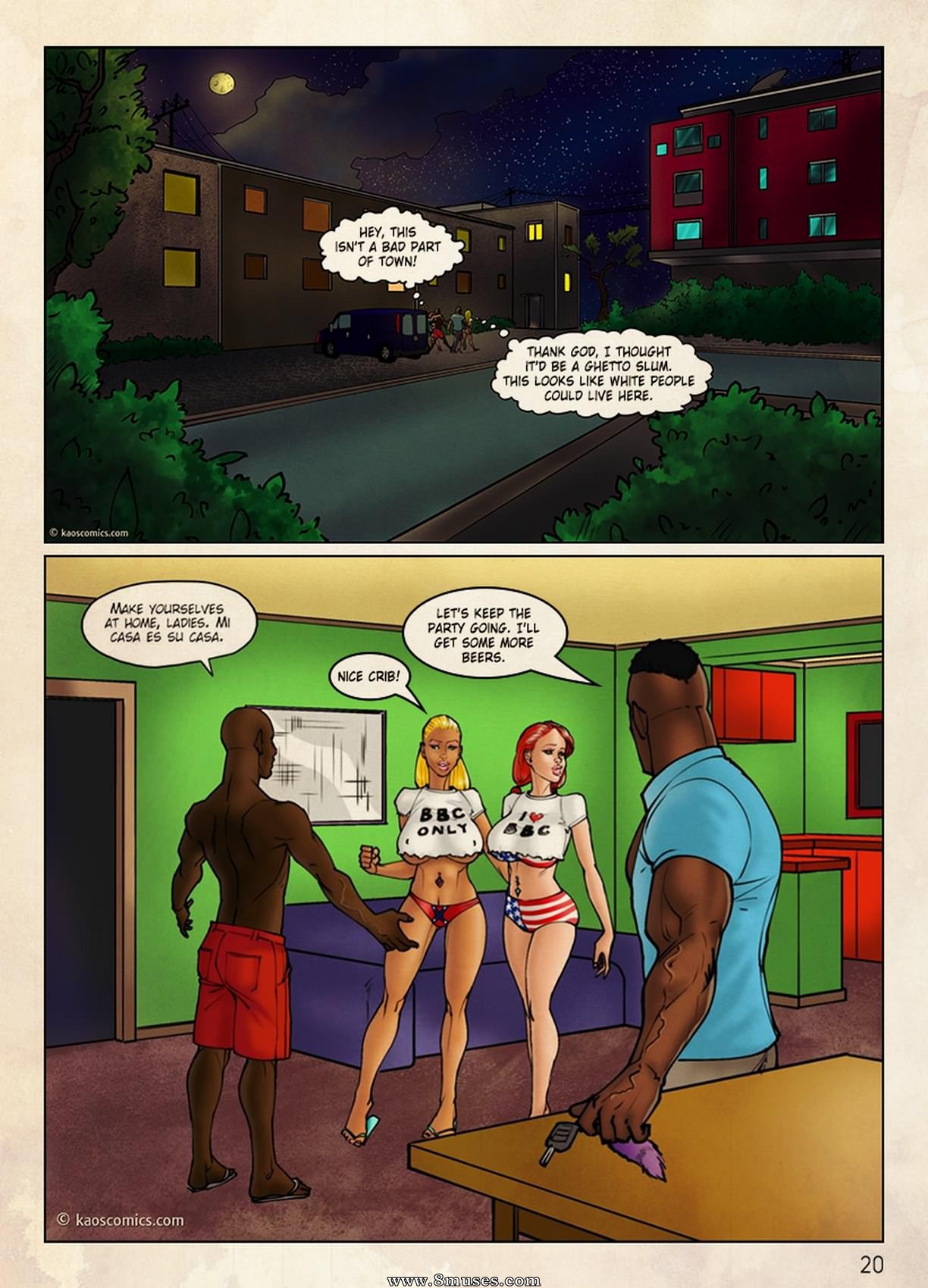 The Flag Girls Get Fucked: Kaos Comics — page 21