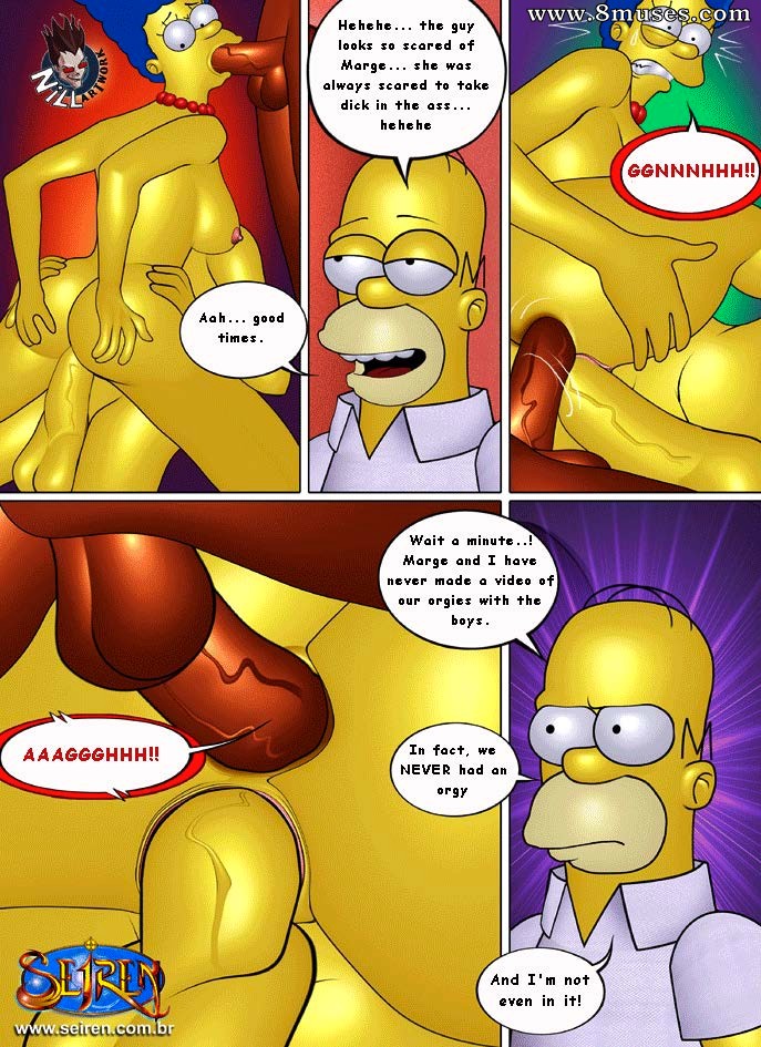 The Simpsons porn The family orgy — page 22