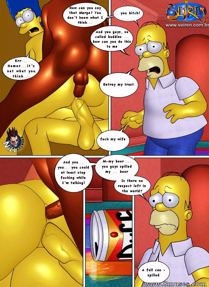 The Simpsons porn The family orgy — page 24