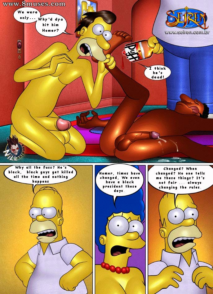 The Simpsons porn The family orgy — page 26