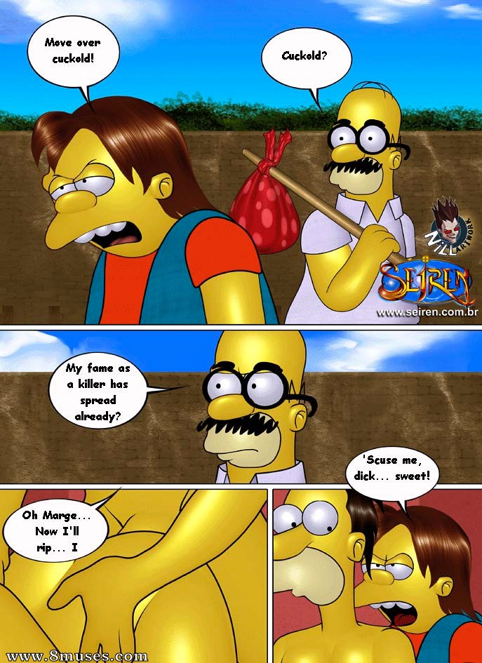 The Simpsons porn The family orgy — page 32