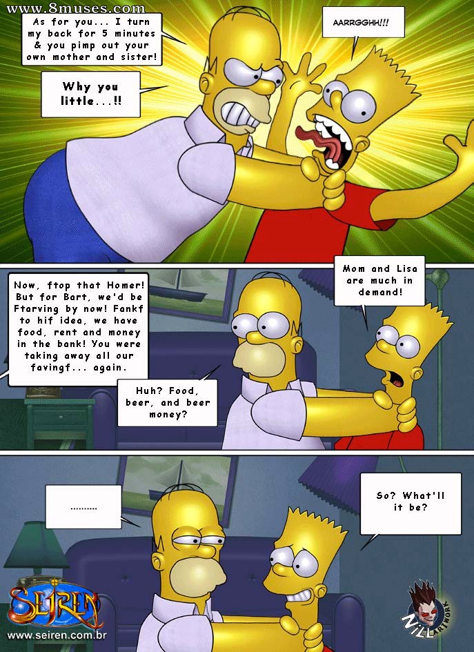 The Simpsons porn The family orgy — page 63