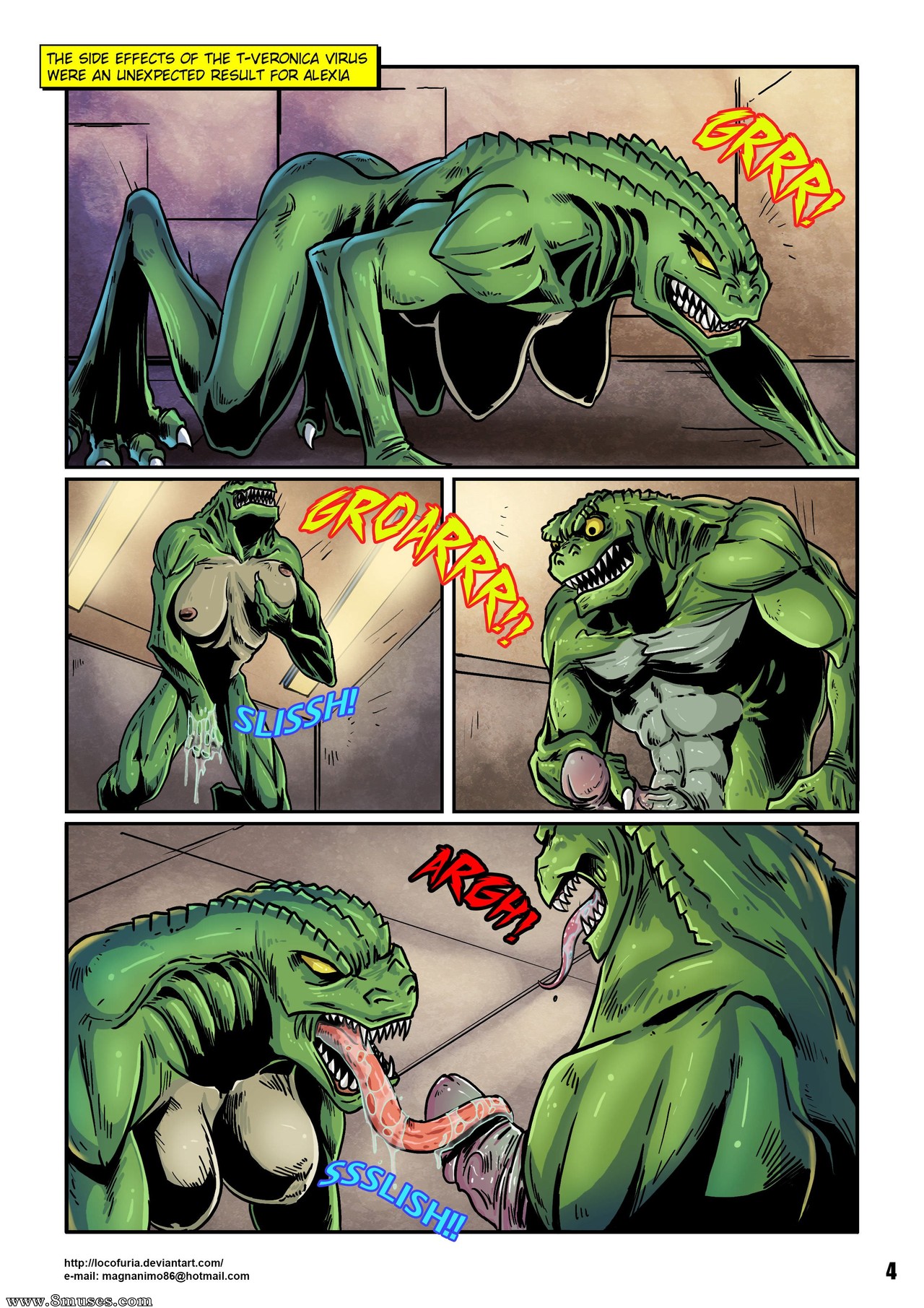 Veronica T-Virus Beastiality Comic — page 7