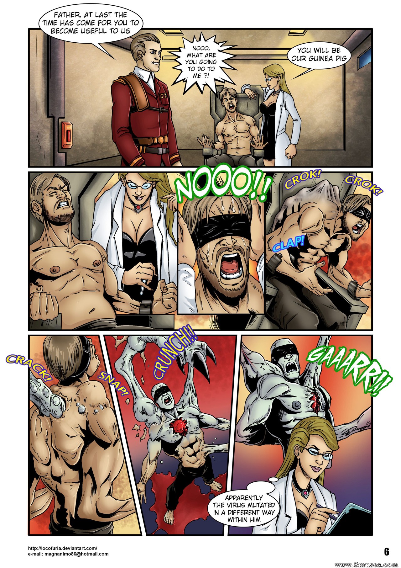 Veronica T-Virus Beastiality Comic — page 9