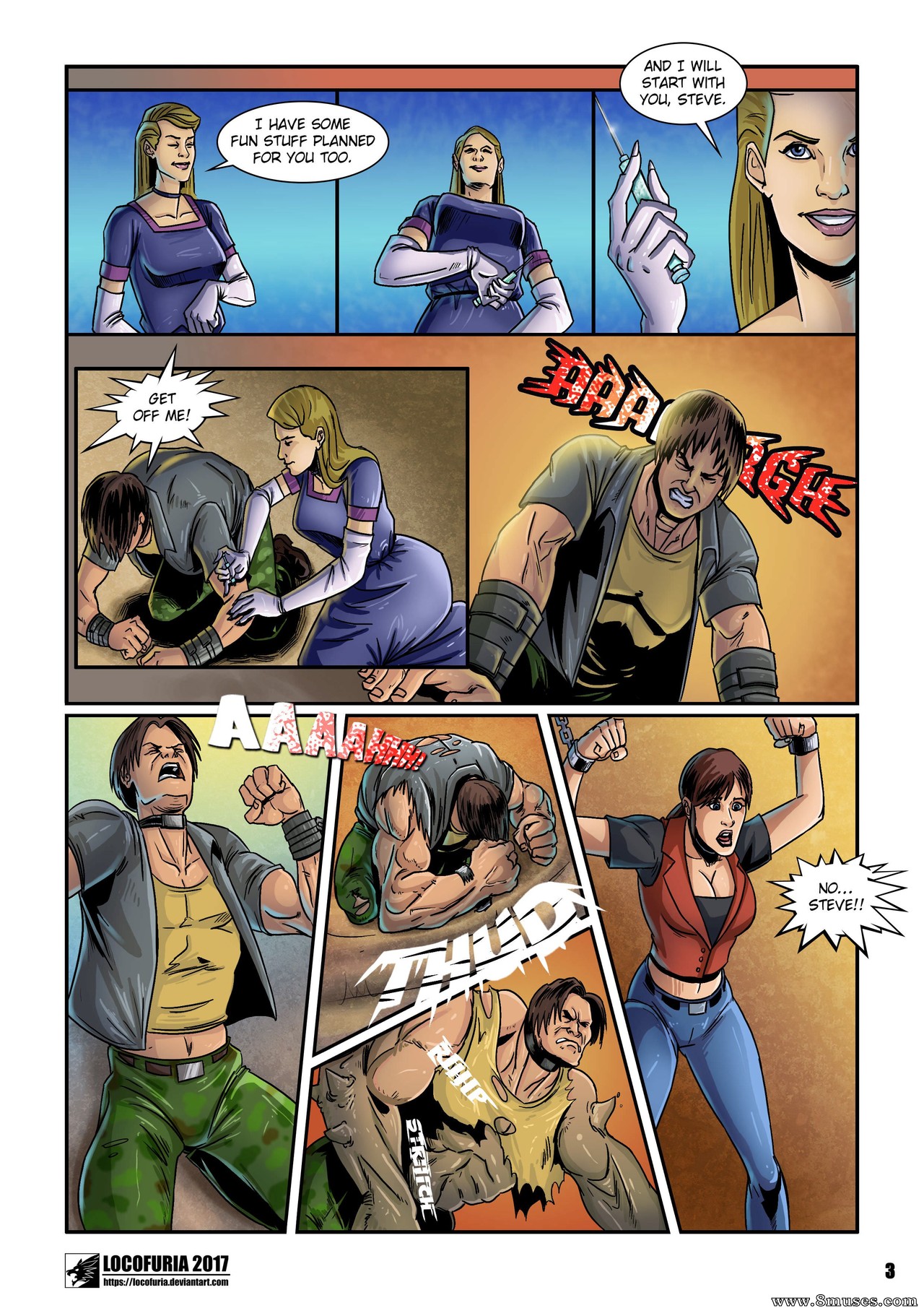 Veronica T-Virus Beastiality Comic — page 35
