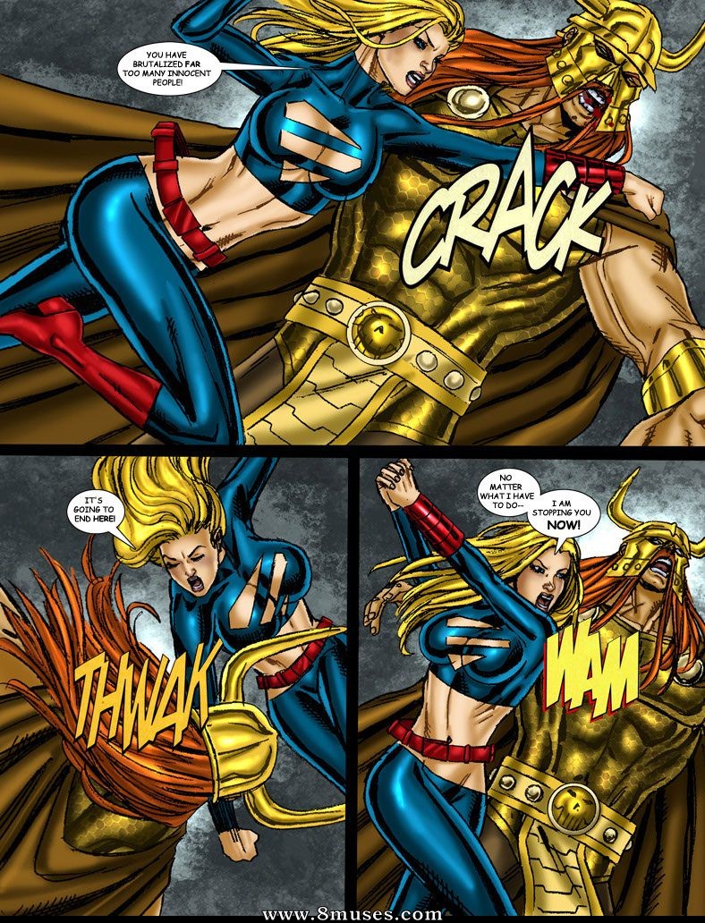 9 Superheroines vs Warlord — page 56