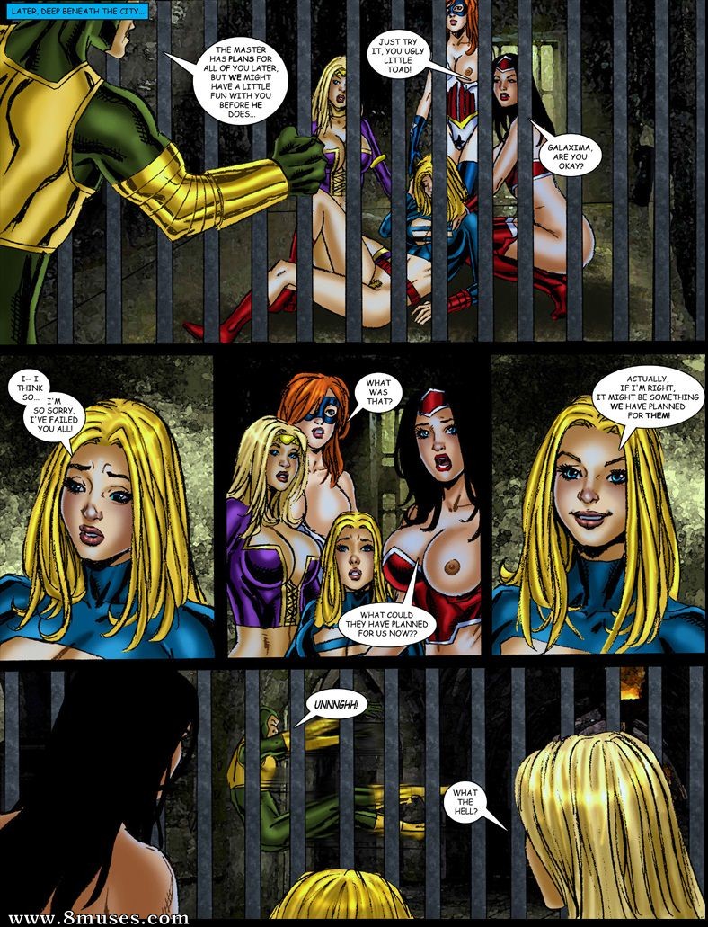 9 Superheroines vs Warlord — page 70