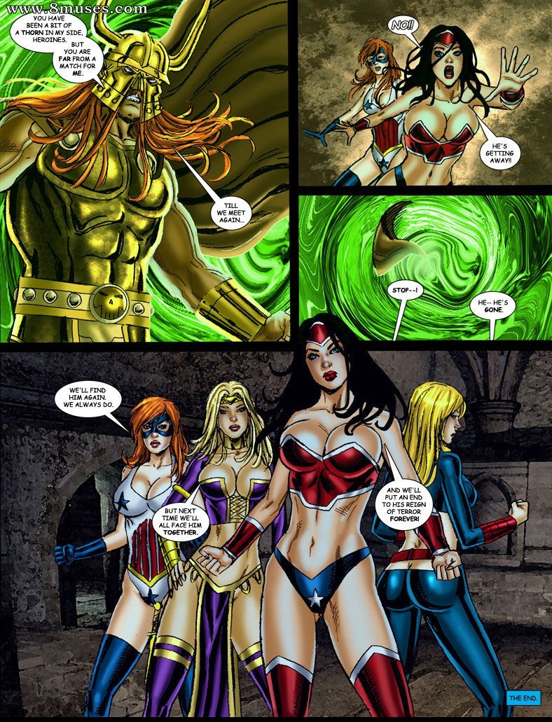 9 Superheroines vs Warlord — page 74