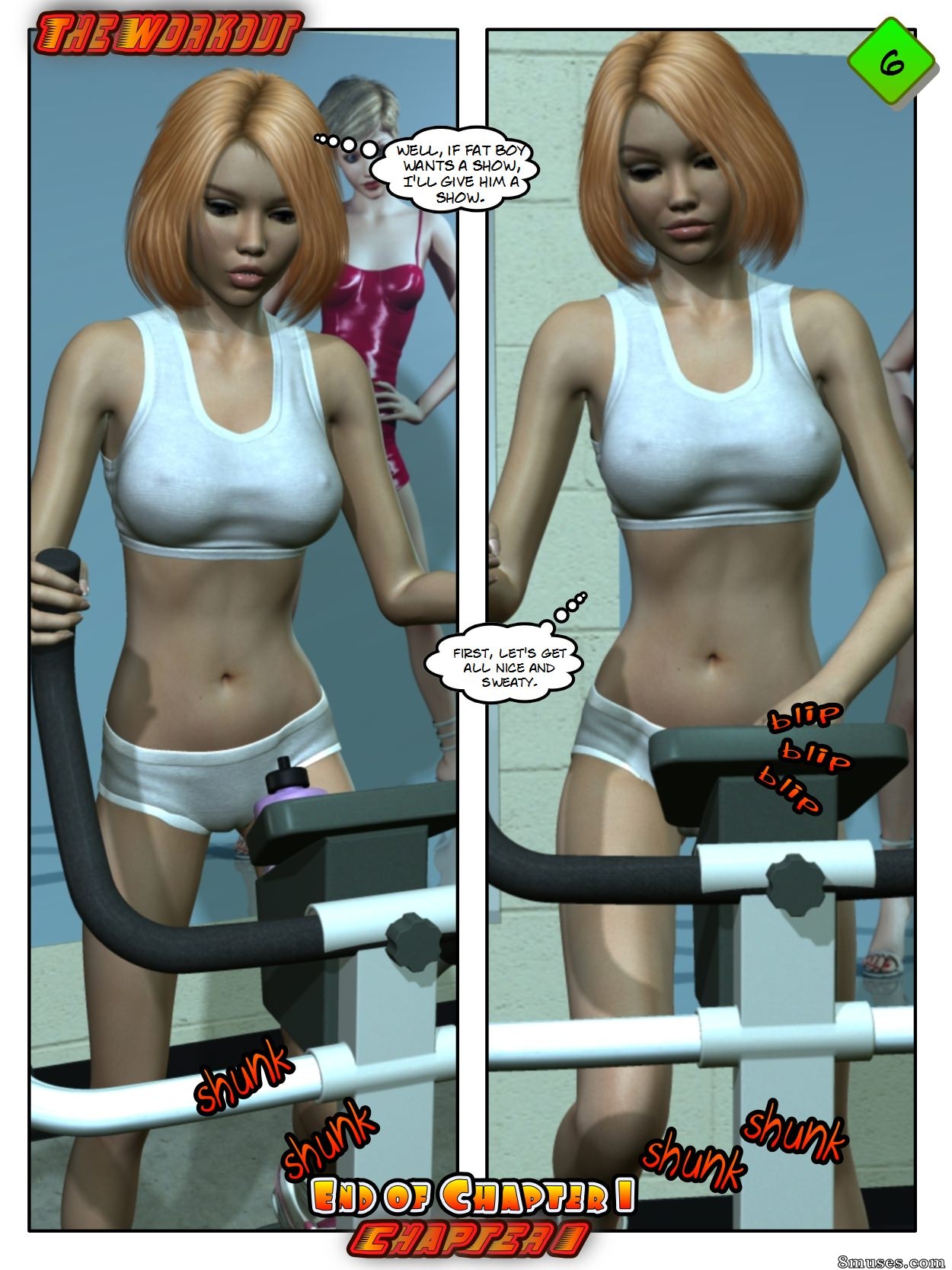 Amy has a Workout — page 6