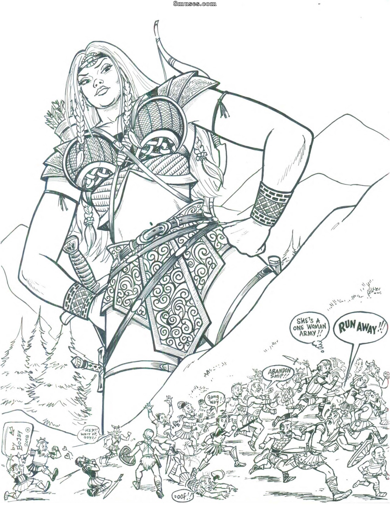 Bojay's Giantess Cartoons — page 77