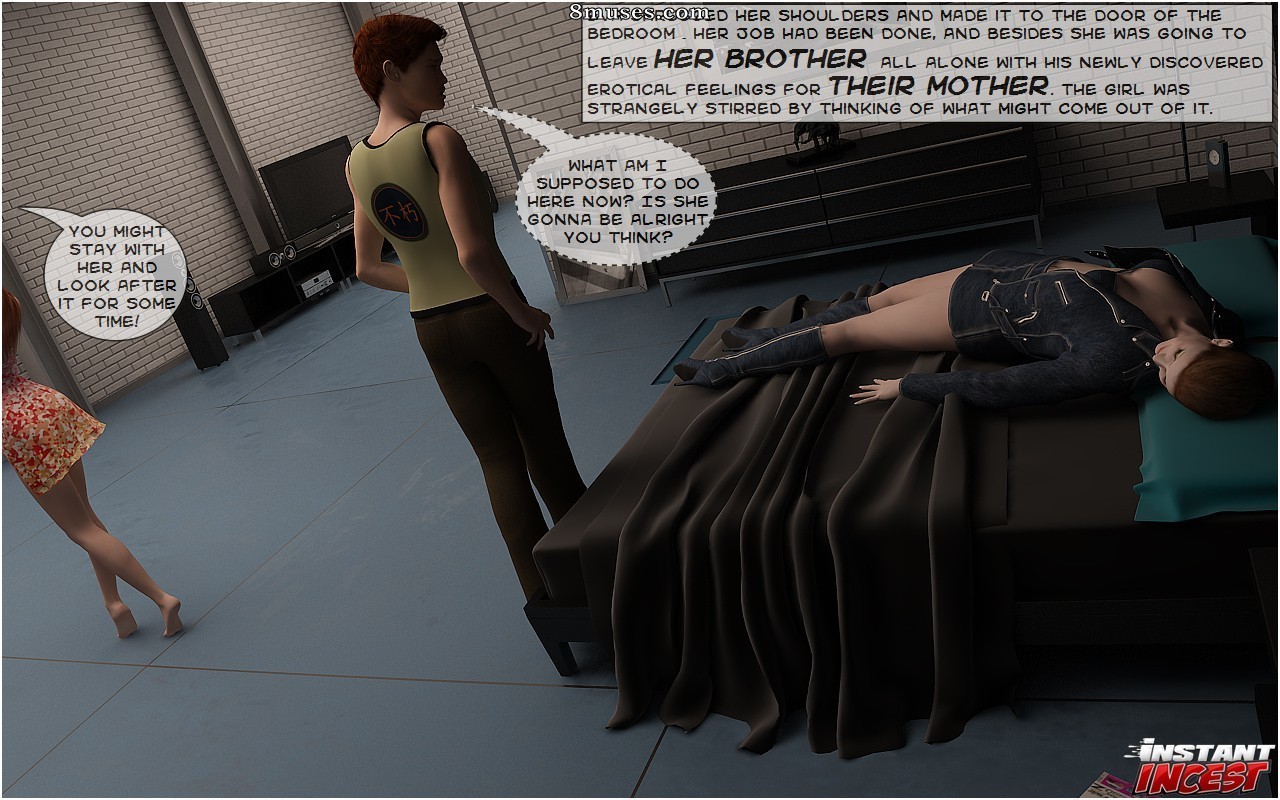 Boy and girl having sex with mom — page 9