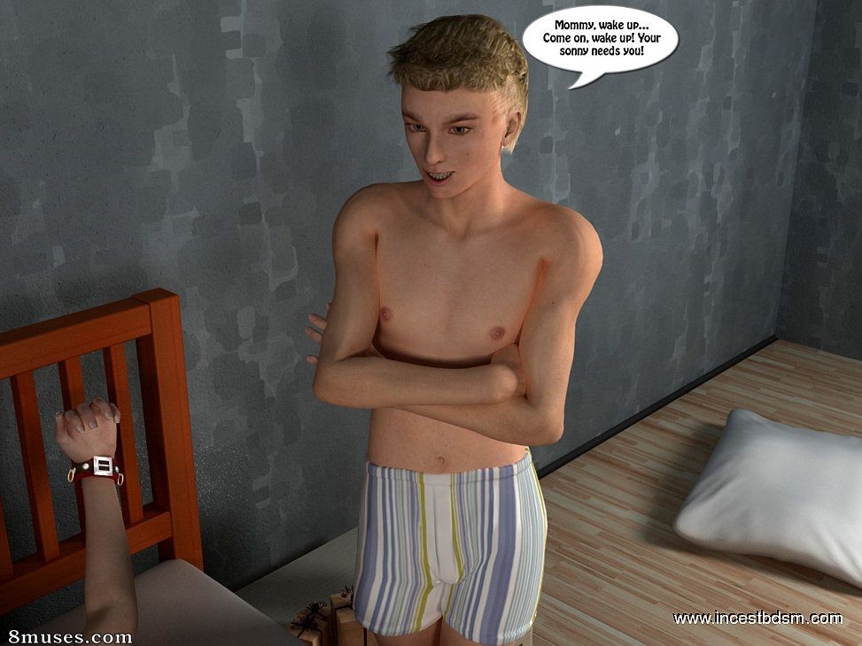 Boy attacks his snoring mommy — page 5