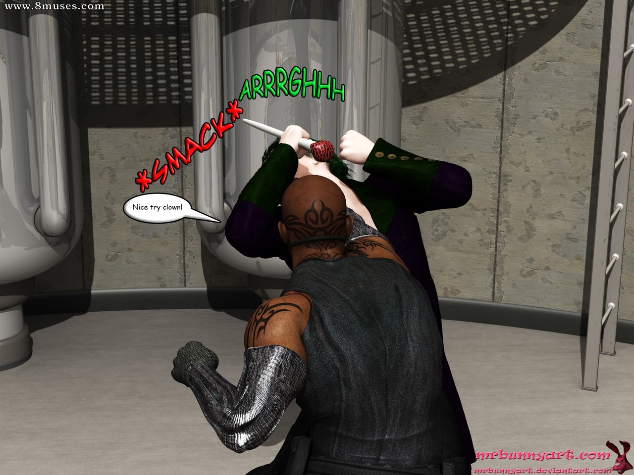 CatWoman vs Cain — page 62