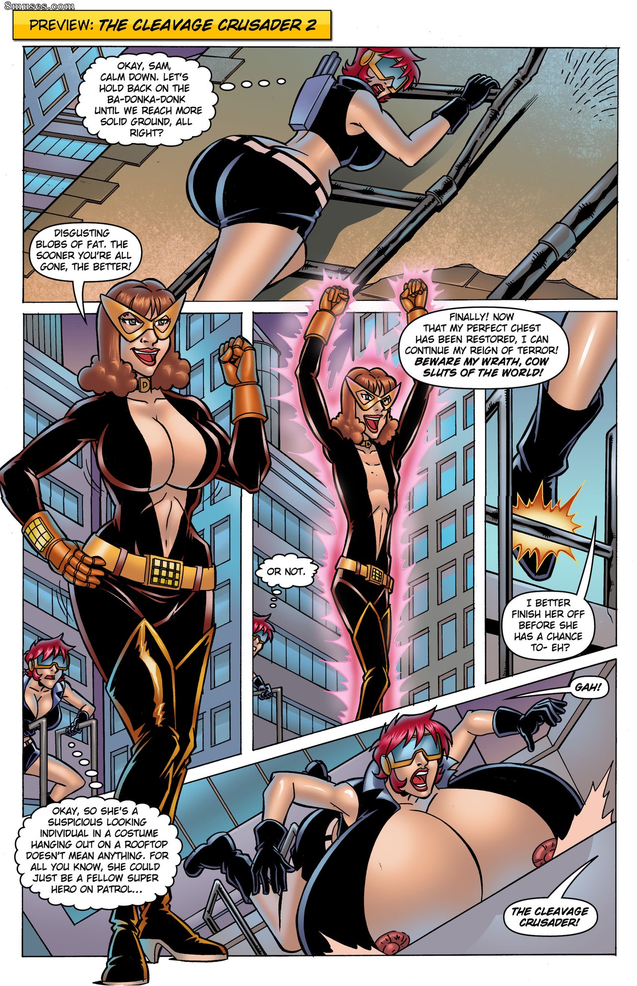 Cleavage Crusader — page 19