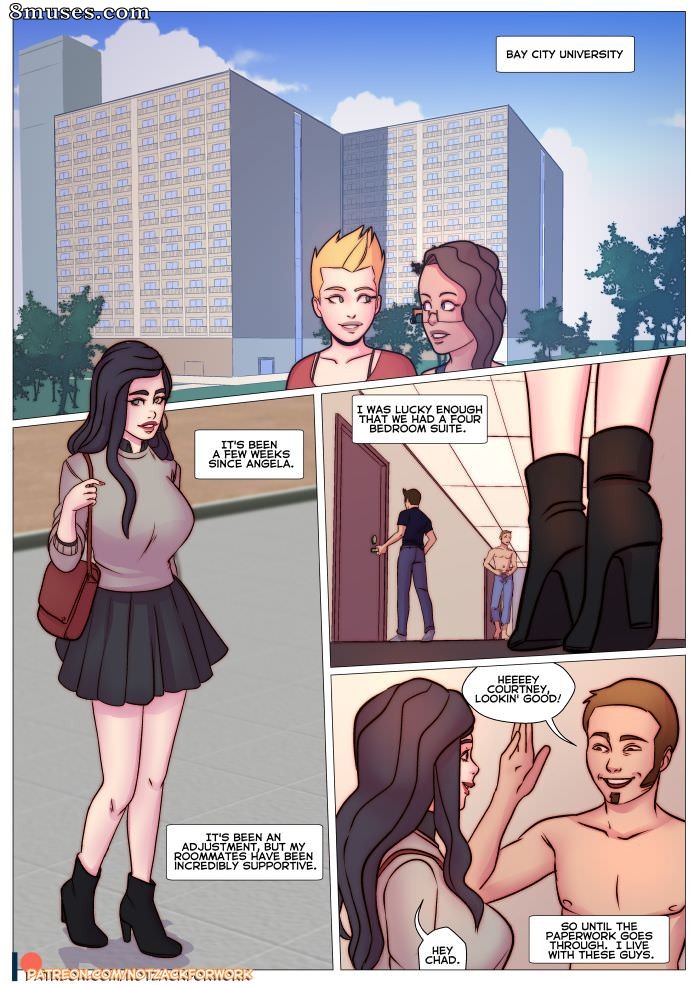Courtney and her roomies — page 3