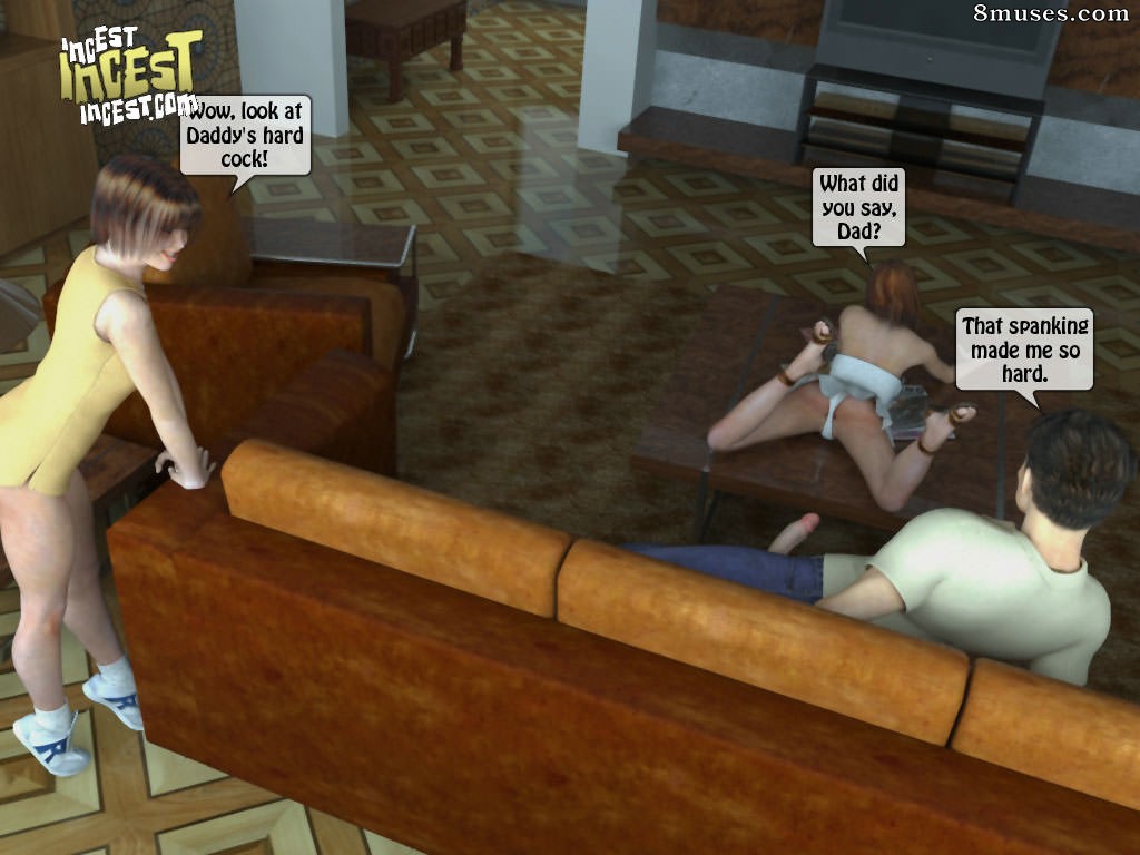 Daddy punishing daughters badly — page 15