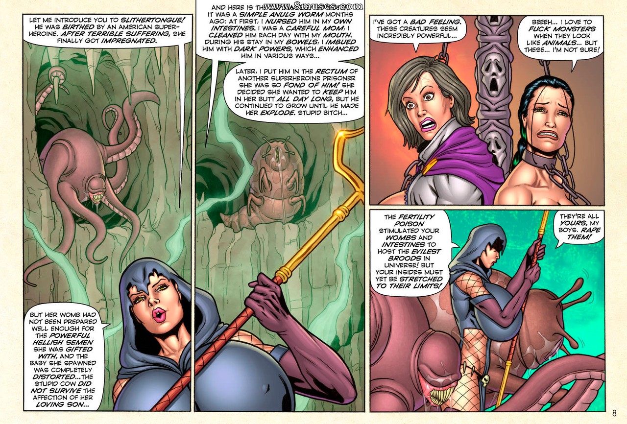 Demonic Fuck Feast In Mythras Lair — page 9