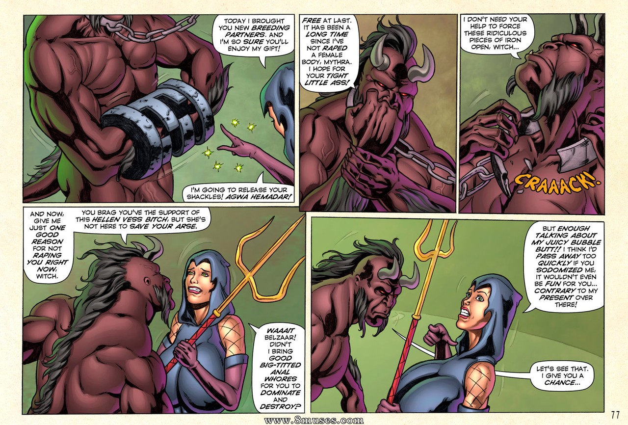 Demonic Fuck Feast In Mythras Lair — page 78