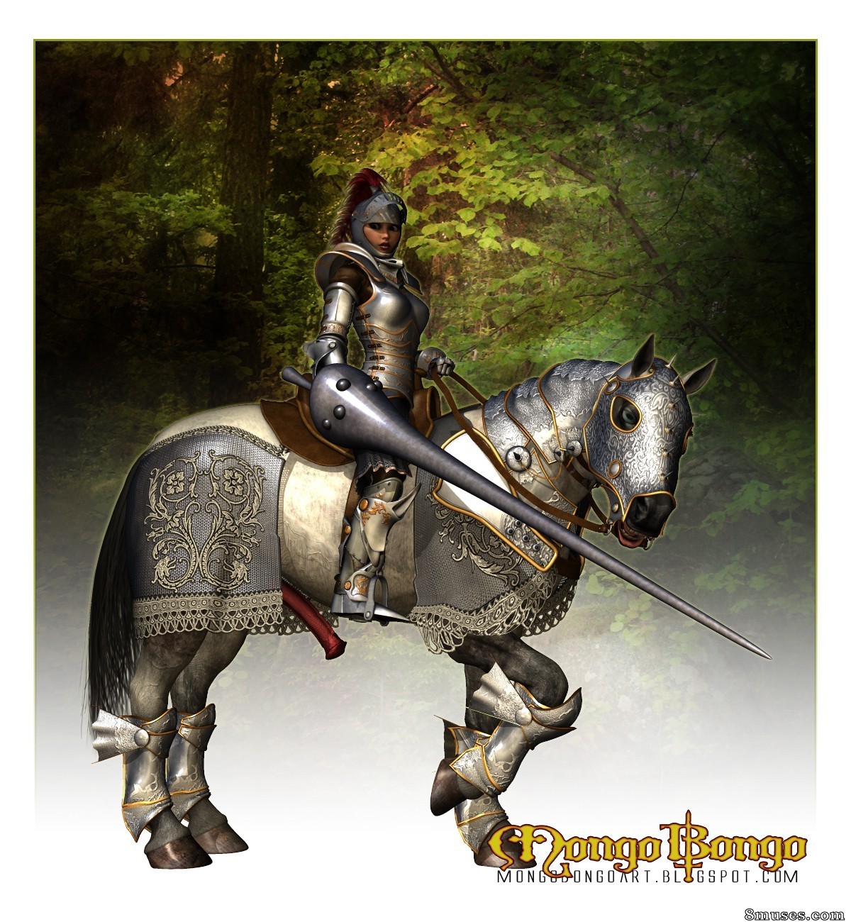 Arthurian or Bretonnian Knight