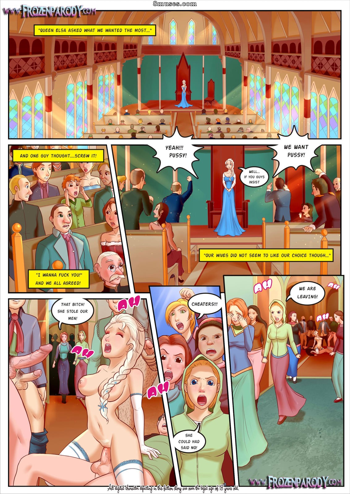 Frozen Parody 1 - Elsa Sex — page 5