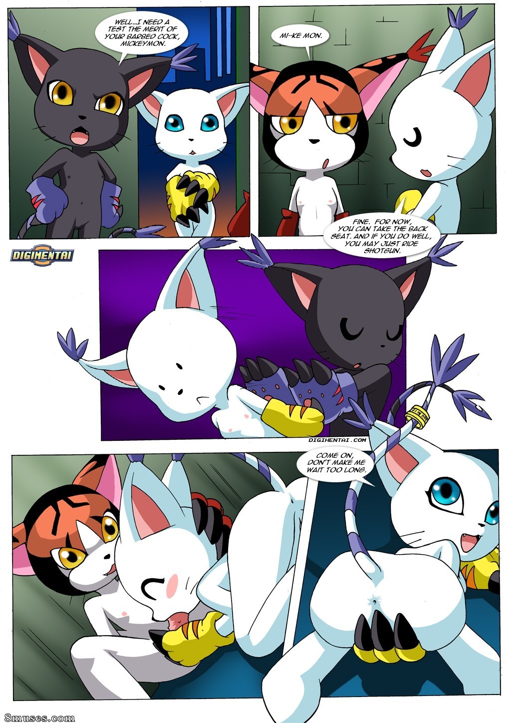 Gatomon in heat — page 6