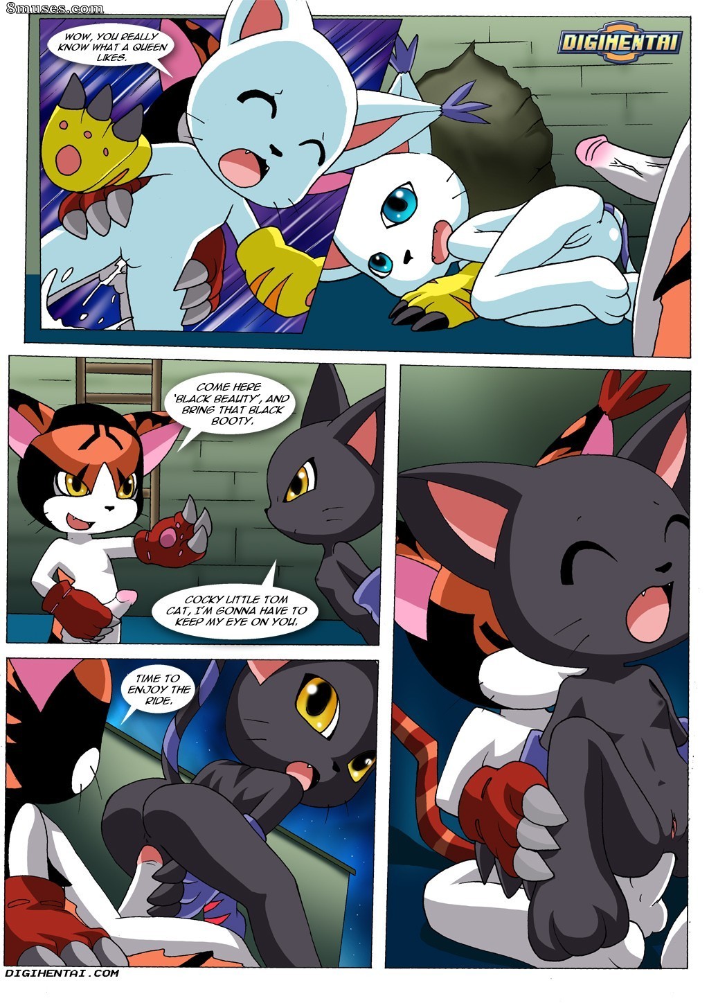 Gatomon in heat — page 8