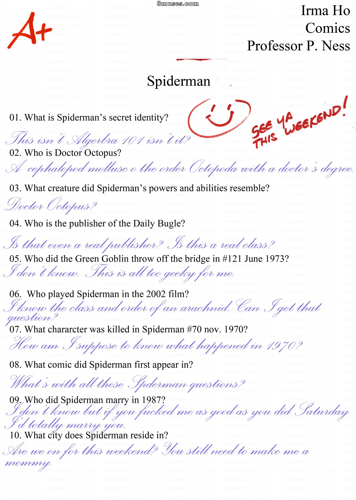 Give me an A — page 28